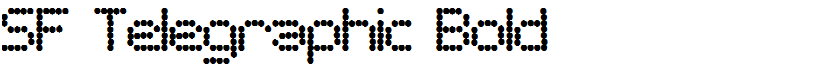 SF Telegraphic Bold