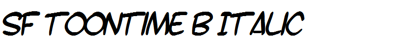 SF Toontime B Italic