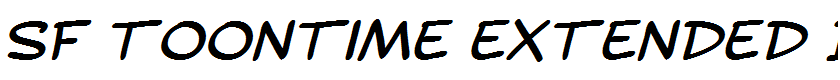 SF Toontime Extended Italic