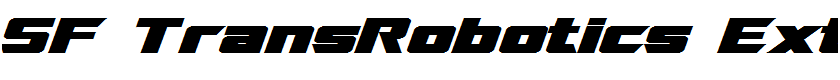 SF TransRobotics Extended Bold Italic