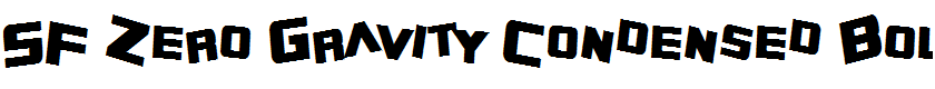 SF Zero Gravity Condensed Bold