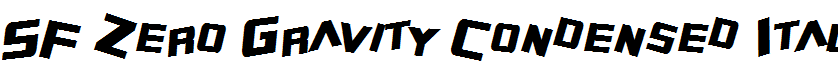 SF Zero Gravity Condensed Italic