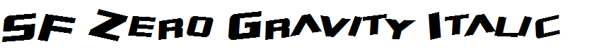 SF Zero Gravity Italic