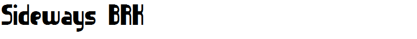 Sideways BRK