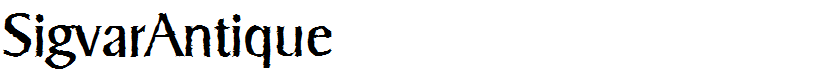 SigvarAntique