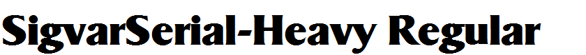 SigvarSerial-Heavy Regular