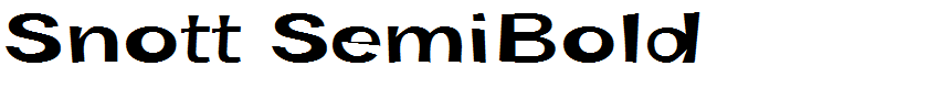 Snott SemiBold