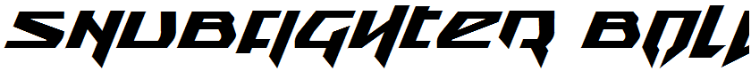 Snubfighter Bold Italic Bold Italic