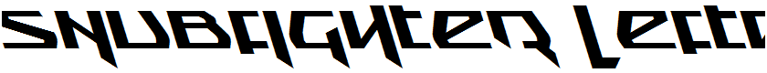 Snubfighter Leftalic Italic