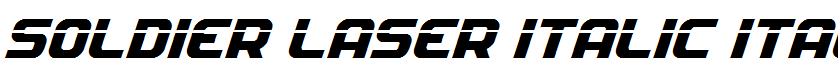Soldier Laser Italic Italic