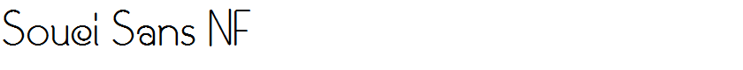 Souci Sans NF