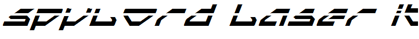 Spylord Laser Italic Laser Italic