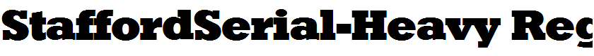 StaffordSerial-Heavy Regular