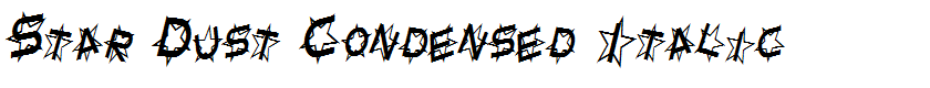 Star Dust Condensed Italic