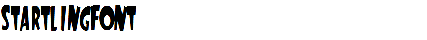 StartlingFont