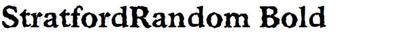StratfordRandom Bold