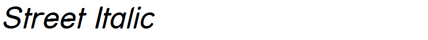Street Italic