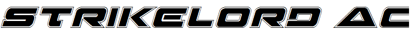 Strikelord Academy Italic Italic