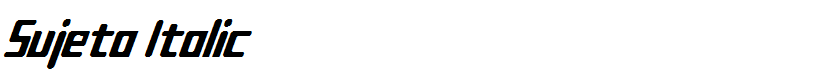 Sujeta Italic