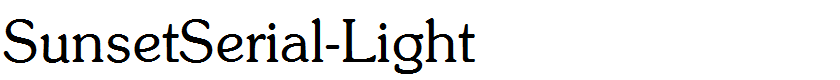 SunsetSerial-Light