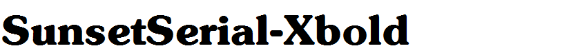 SunsetSerial-Xbold