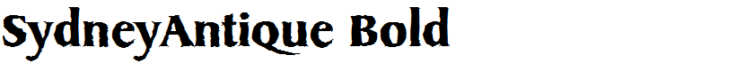 SydneyAntique Bold