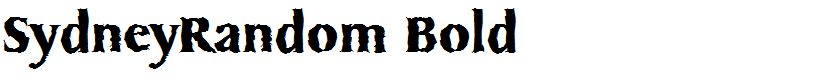 SydneyRandom Bold