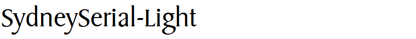 SydneySerial-Light