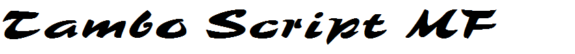 Tambo Script MF