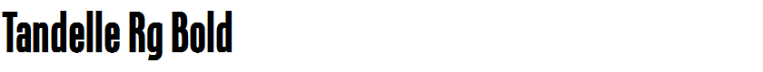 Tandelle Rg Bold