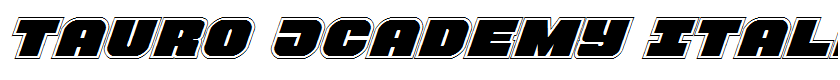 Tauro Academy Italic Italic