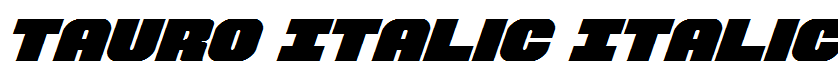 Tauro Italic Italic