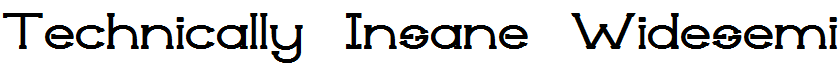 Technically Insane Widesemibold