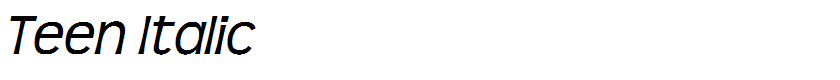 Teen Italic