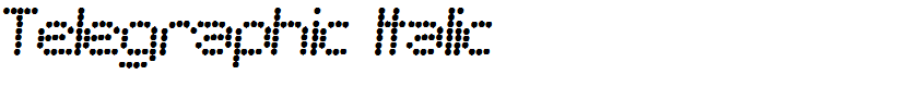 Telegraphic Italic