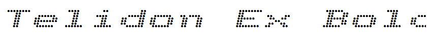 Telidon Ex Bold Italic