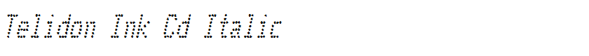 Telidon Ink Cd Italic