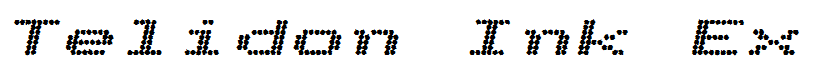 Telidon Ink Ex Hv Italic