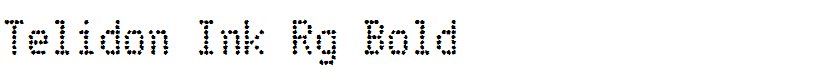 Telidon Ink Rg Bold