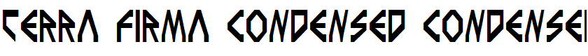 Terra Firma Condensed Condensed
