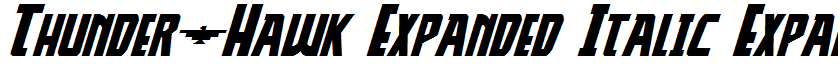Thunder-Hawk Expanded Italic Expanded Italic