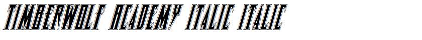 Timberwolf Academy Italic Italic