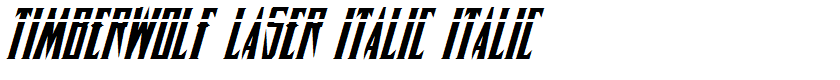 Timberwolf Laser Italic Italic