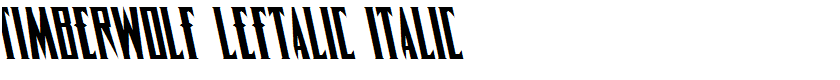 Timberwolf Leftalic Italic