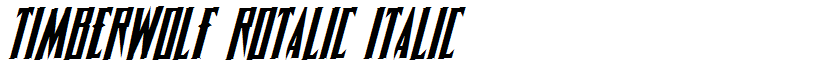 Timberwolf Rotalic Italic