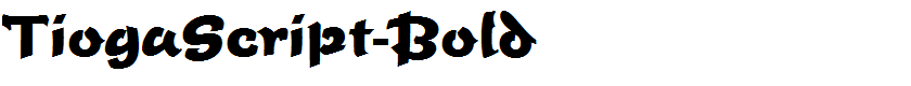 TiogaScript-Bold