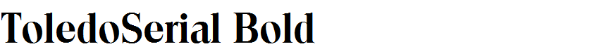 ToledoSerial Bold