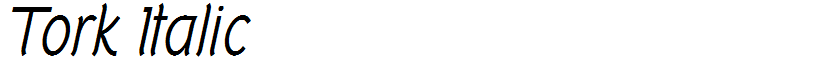 Tork Italic