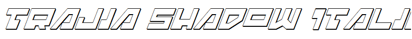 Trajia Shadow Italic Shadow Italic