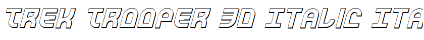 Trek Trooper 3D Italic Italic